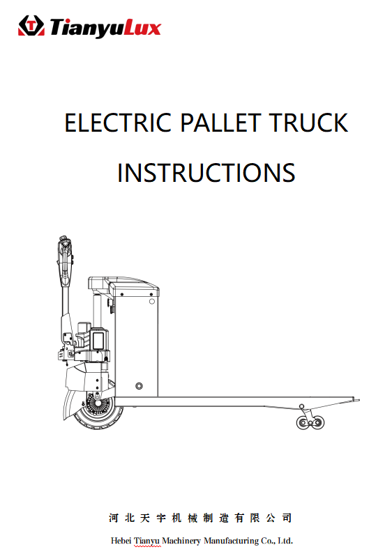 Hướng dẫn xe tải pallet điện